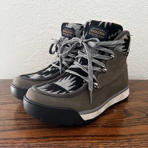 Pendleton Women’s Torngat Trail Leather Hiking Boots Size 6.5